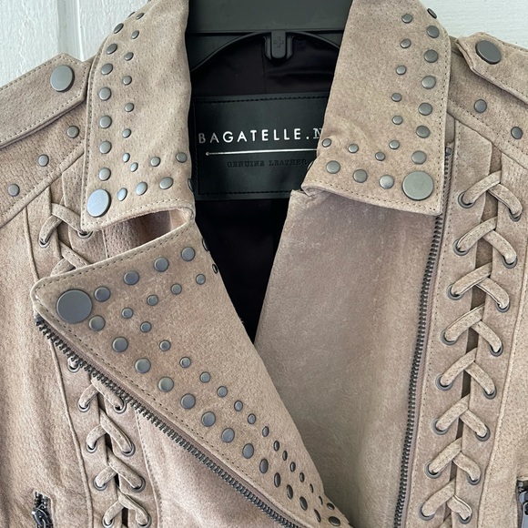 Ladies’ Bagatelle.NYC leather jacket. Small, lined - Picture 3 of 5